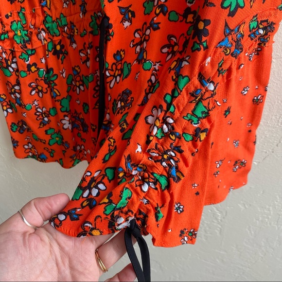 NWOT Topshop One Sleeve Top Size 6 - Picture 6 of 6